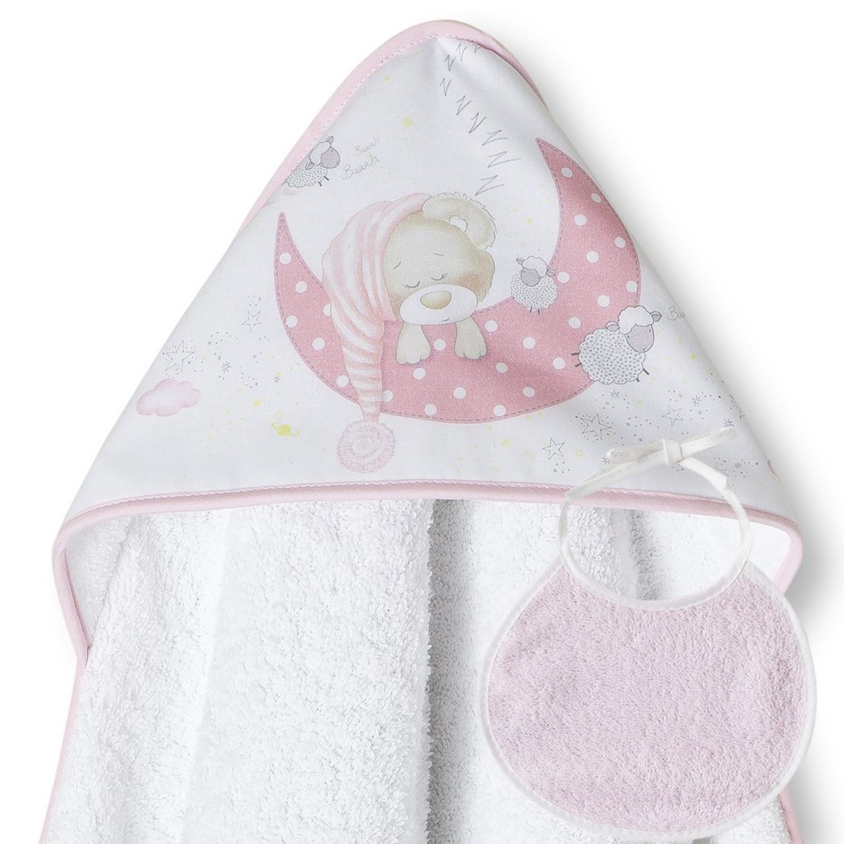Capa de Baño Osito+Babero Interbaby - Imagen 2