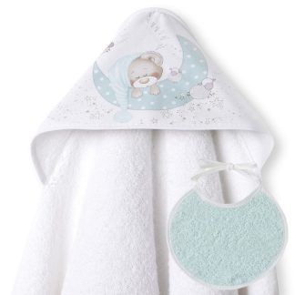 Capa de Baño Osito+Babero Interbaby