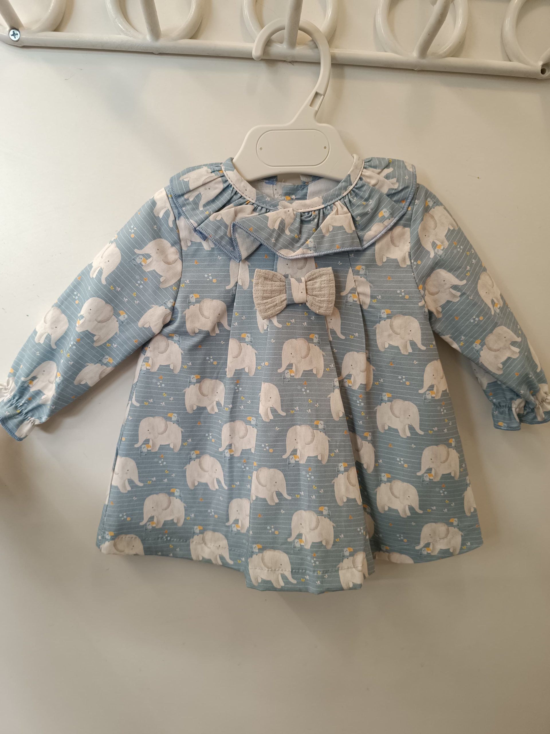 Vestido Elefantes Para Bebé Confecciones Alber - Imagen 2