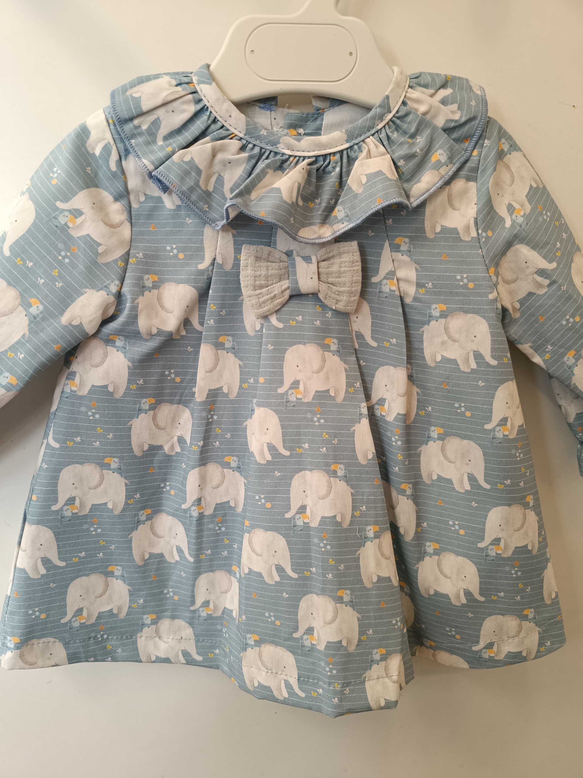 Vestido Elefantes Para Bebé Confecciones Alber - Imagen 4