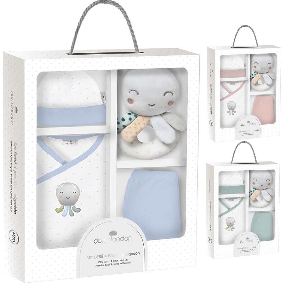 Caja Regalo Don Algodón Bebe 4p - Imagen 2