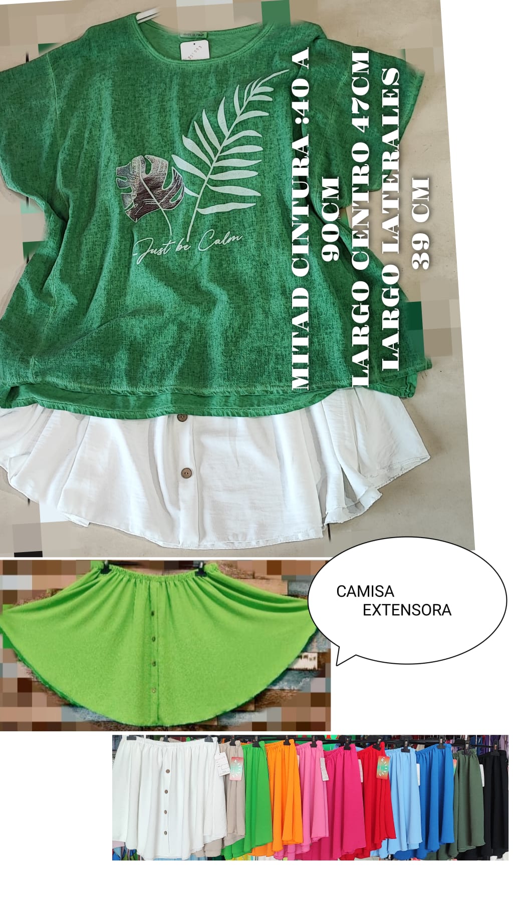 Pack 2 Extensores de Camisa Talla grande - Imagen 4