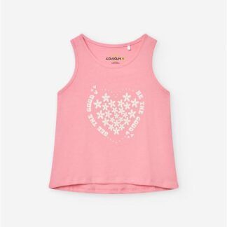 Camiseta Tirantes Estampada Losan Niña