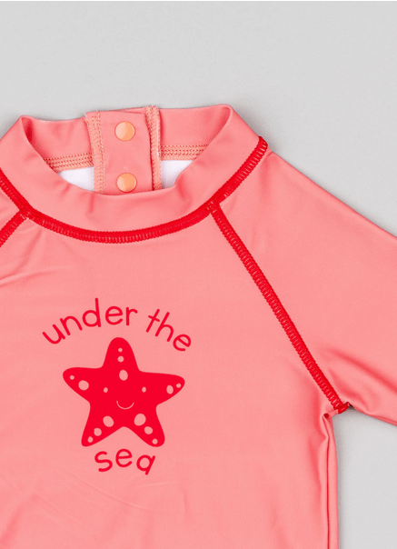 Conjunto de bebé niña de 2 piezas con protección uv +40 - Imagen 4