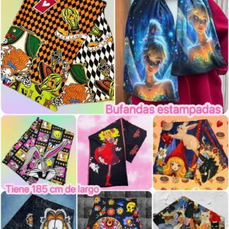 Bufandas Variadas Super Suaves