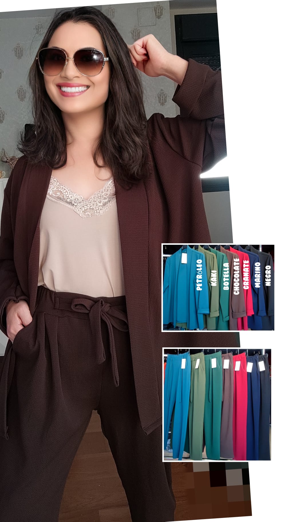 Conjunto Mujer Pique Talla grande - Imagen 2