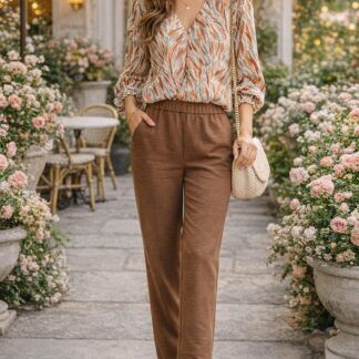 Pantalón Tejido Bomba Mujer Talla Grande