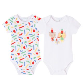 Pack 2 Bodys Algodón Bebe