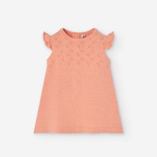 Vestido de Punto Naranja De Losan Para Bebé