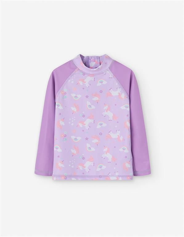 Camiseta Baño Protección Solar Losan unicornios