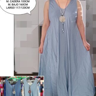 Vestido Tencel Mujer Talla Grande