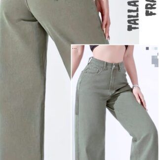 Pantalón Vaquero Ancho Mujer Talla Grande