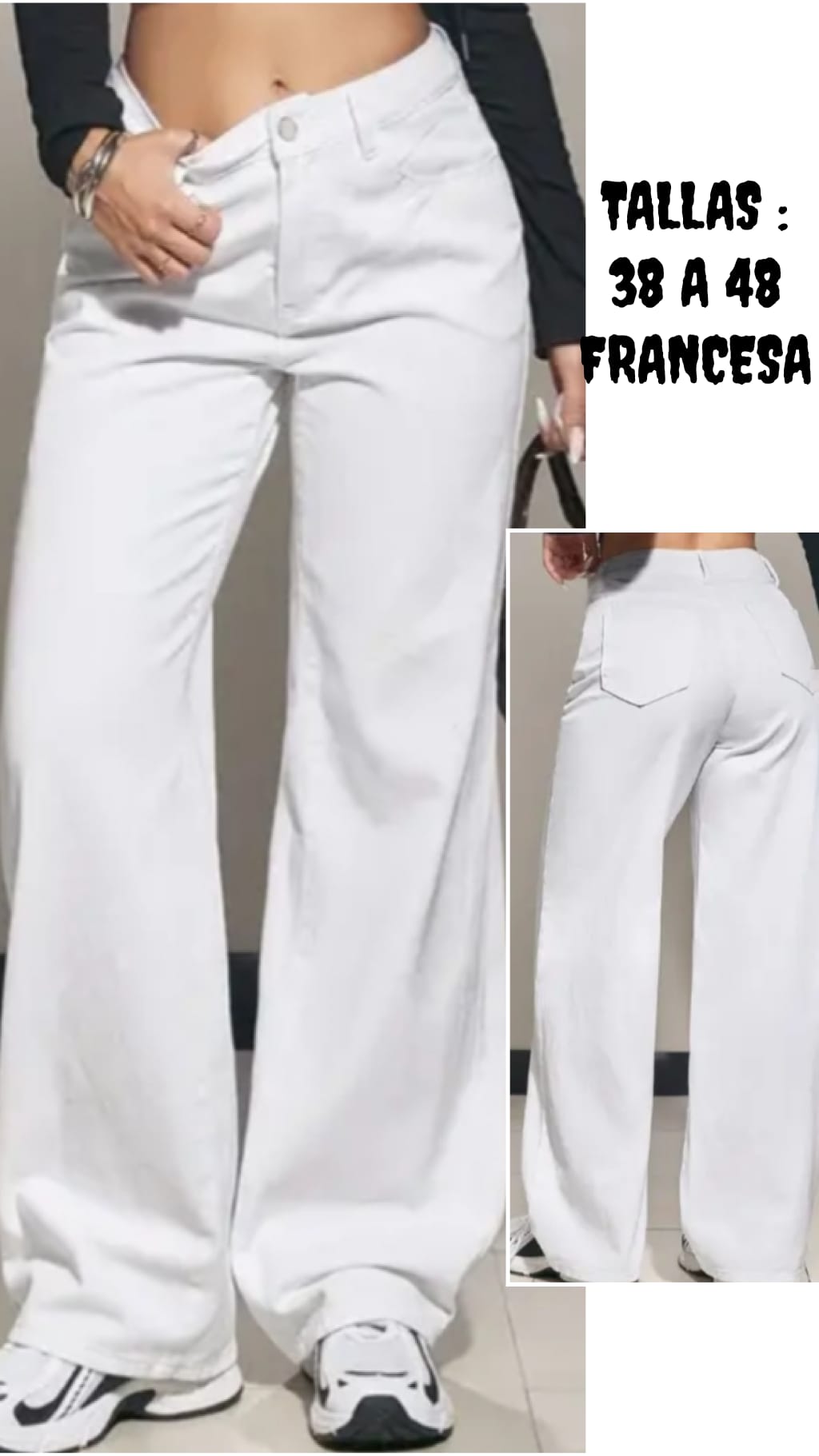 Pantalón Vaquero Anchos Talla Grande