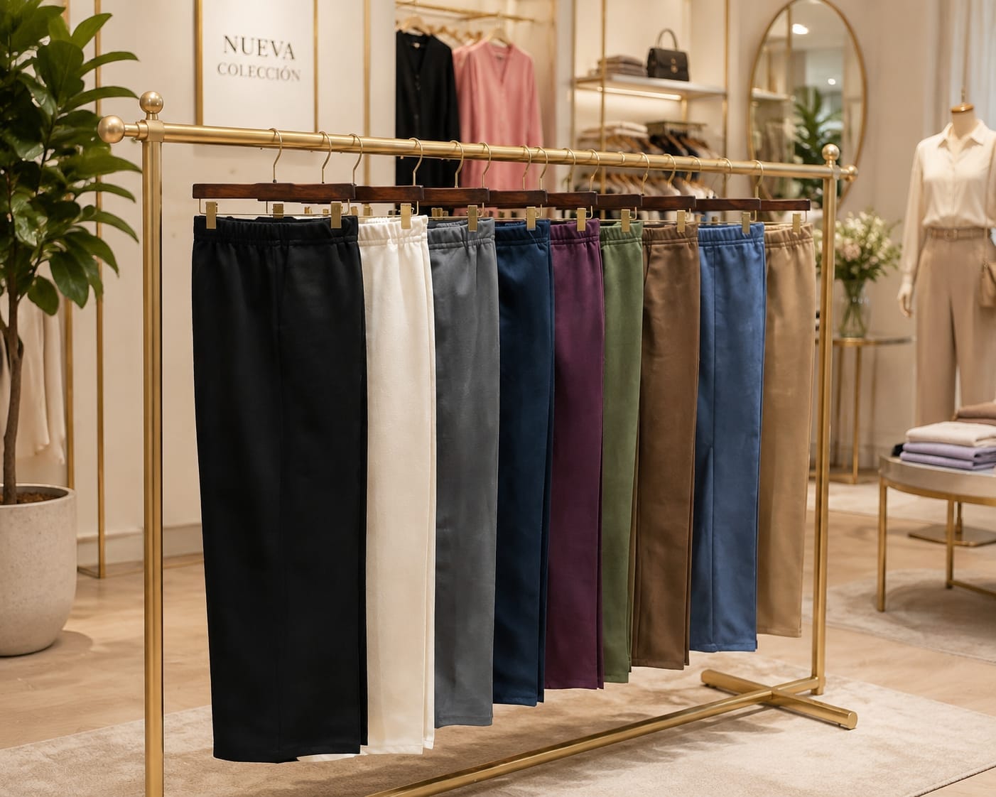 Pantalón Gomas Pankiev Mujer Talla Grande - Imagen 3
