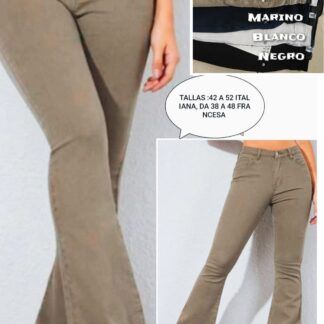 Pantalón Campana Colores Talla Grande