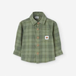 Camisa Cuadros Verde Bebé Losan