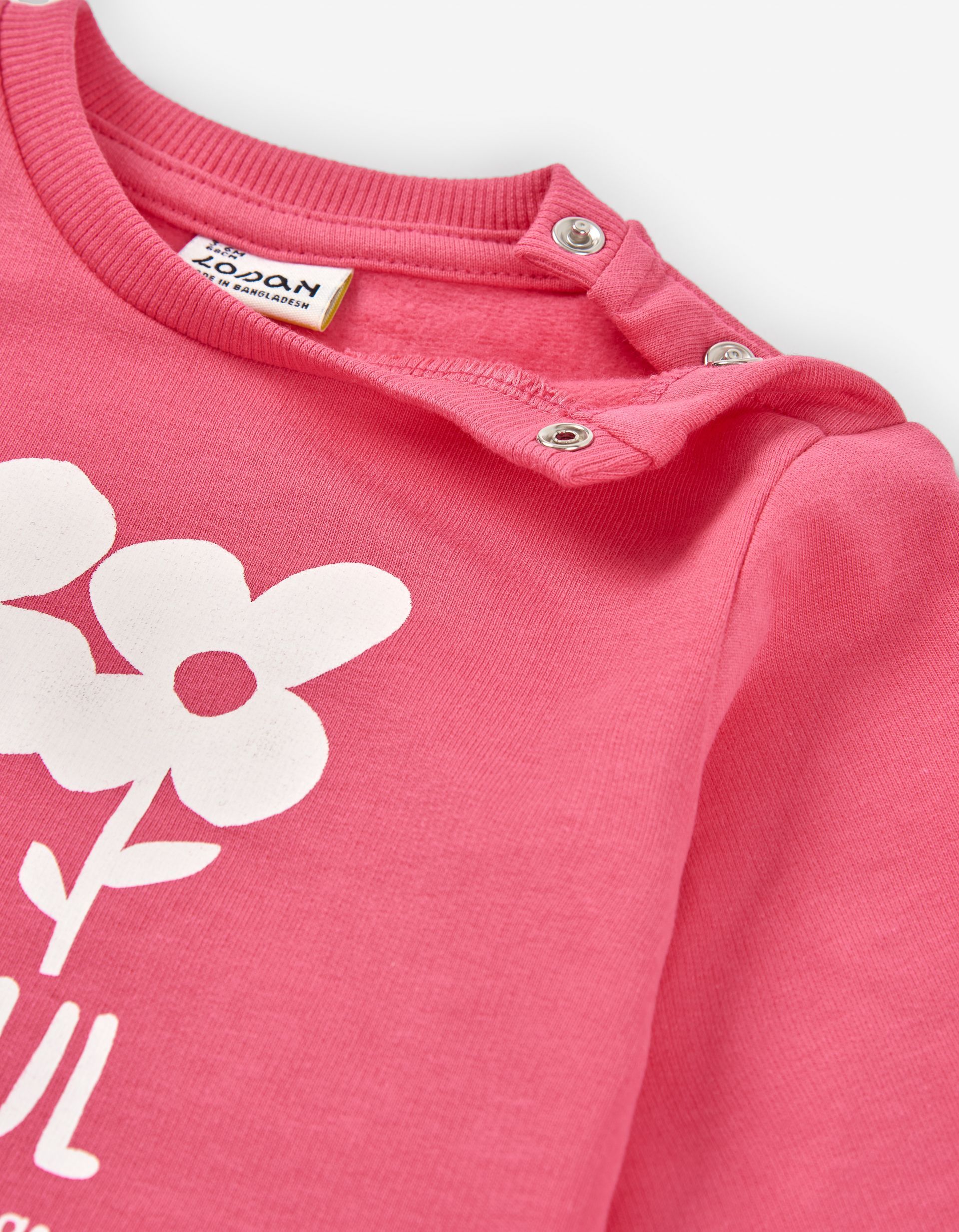 Sudadera Fucsia Niña Losan - Imagen 3