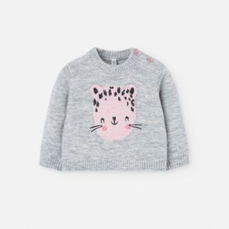 Jersey de bebé Losan gris con diseño animal