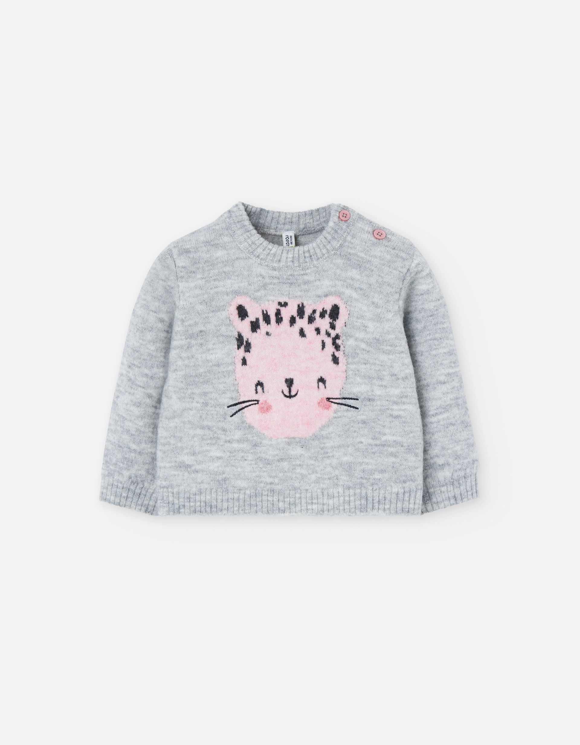 Jersey de bebé Losan gris con diseño animal