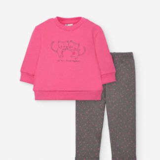 Conjunto Chándal Gatitos Bebe Losan