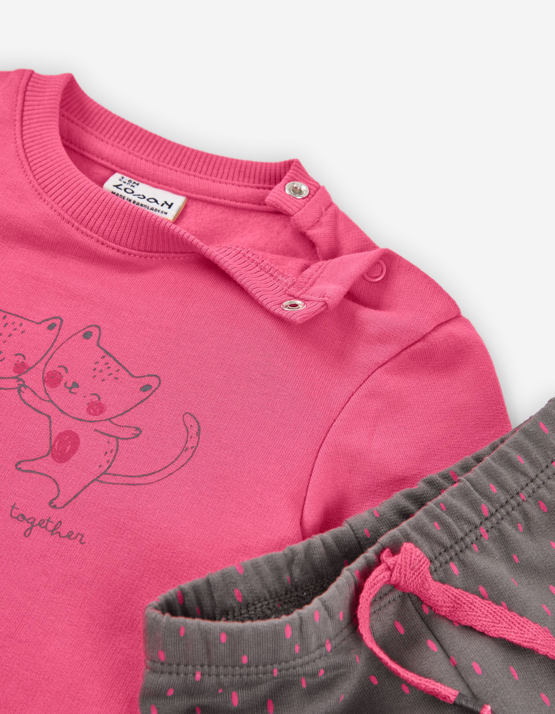 Conjunto Chándal Gatitos Bebe Losan - Imagen 3