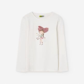 Camiseta Niña Lazo Crep Losan