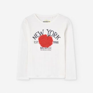 Camiseta New York corazon Niña Losan