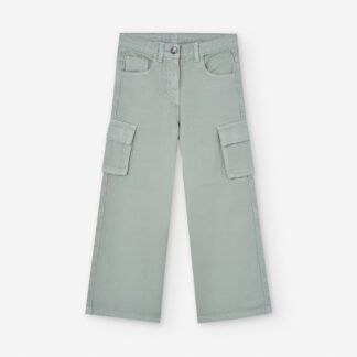 Pantalón cargo Verde Menta Niña Losan - 3