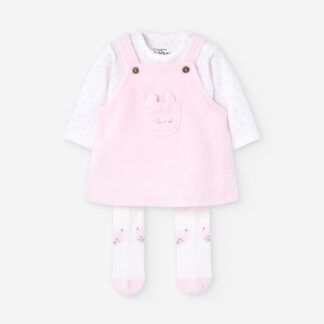 Vestido pichi + Leotardo Rosa Losan