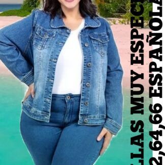 Cazadora Vaquera Talla Grande Especial