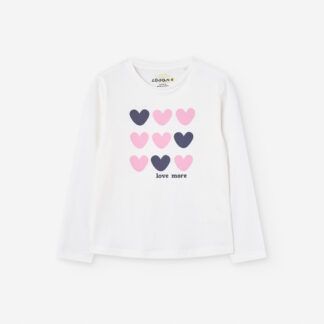 Camiseta Manga Larga Corazones Losan