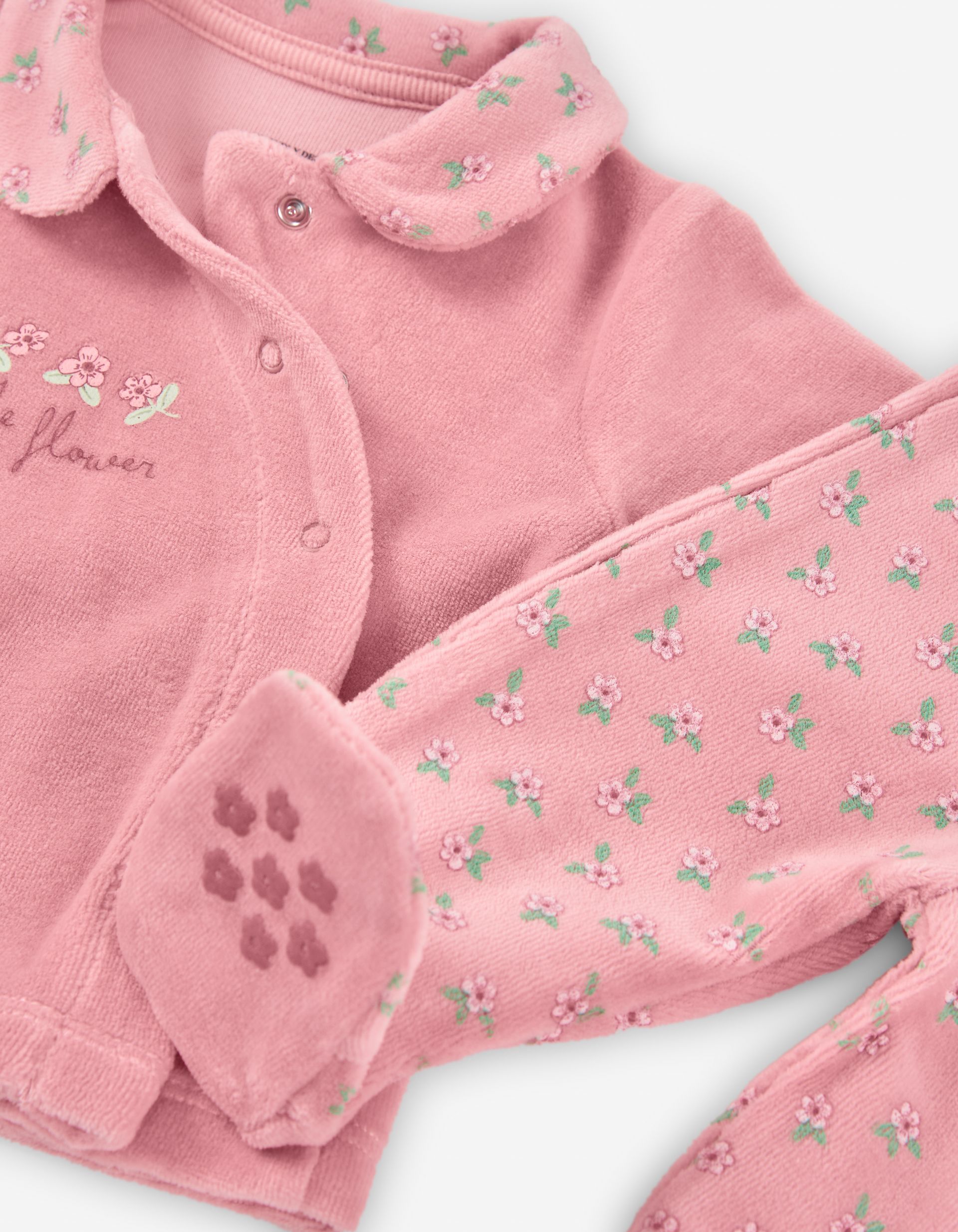 Conjunto Polainas+Jersey Flores Bebé Losan - Imagen 2