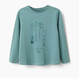 Camiseta Manga Larga Niña Zippy