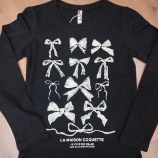 Camiseta Lazos Negra Niña Losan