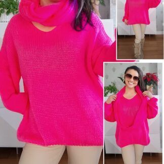 Jersey Mujer Cuello Desmontable Talla Grande