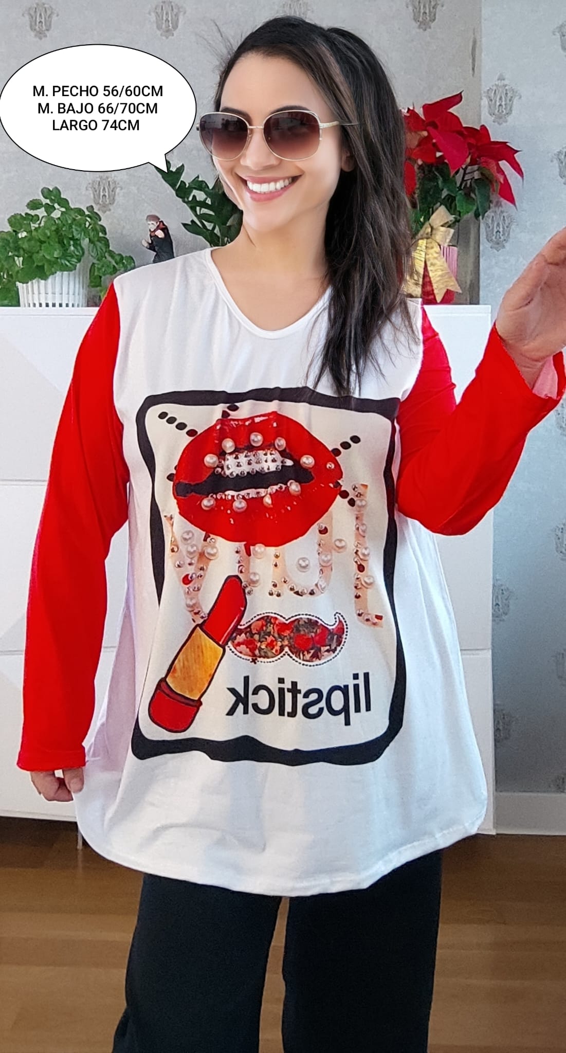 Camiseta Mujer Talla Grande