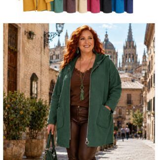 Chaqueta Antelina colores Mujer Talla Grande