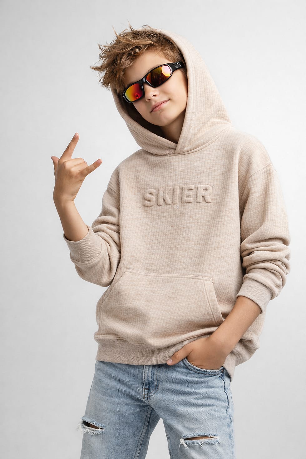 Sudadera Beige Junior Losan