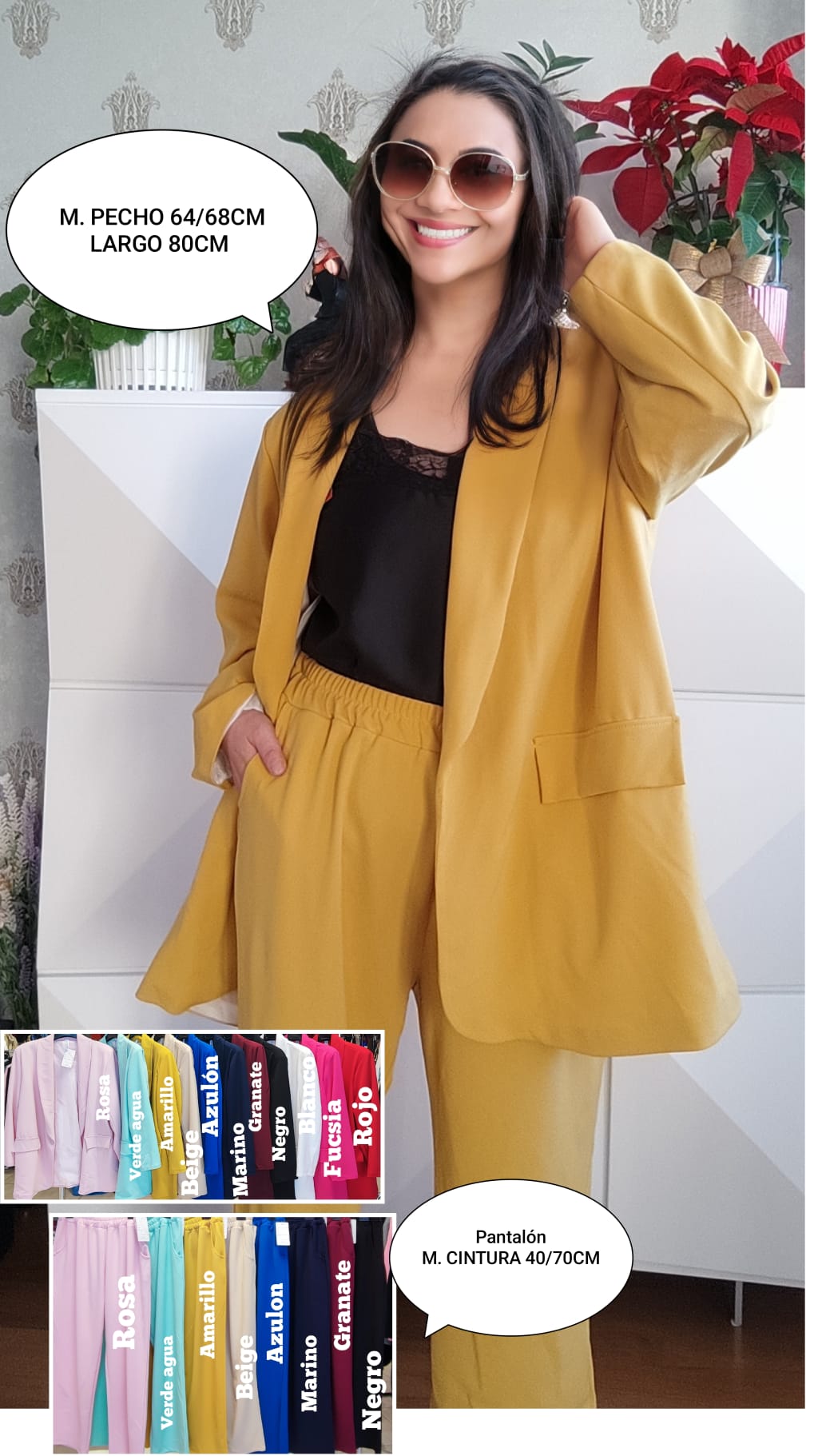 Chaqueta Americana Mujer Talla Grande - Imagen 2