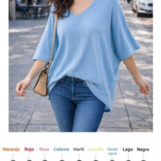 Sueter Fino Manga Corta Talla Grande
