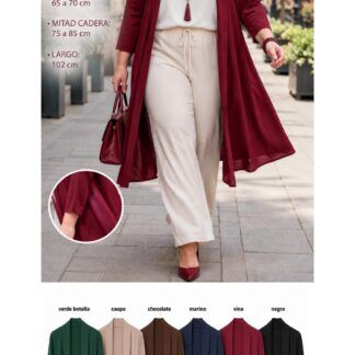 Chaqueta Levita Encaje Talla Grande
