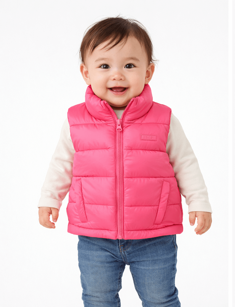 Chaleco Acolchado para Bebé Fucsia Losan - Imagen 2