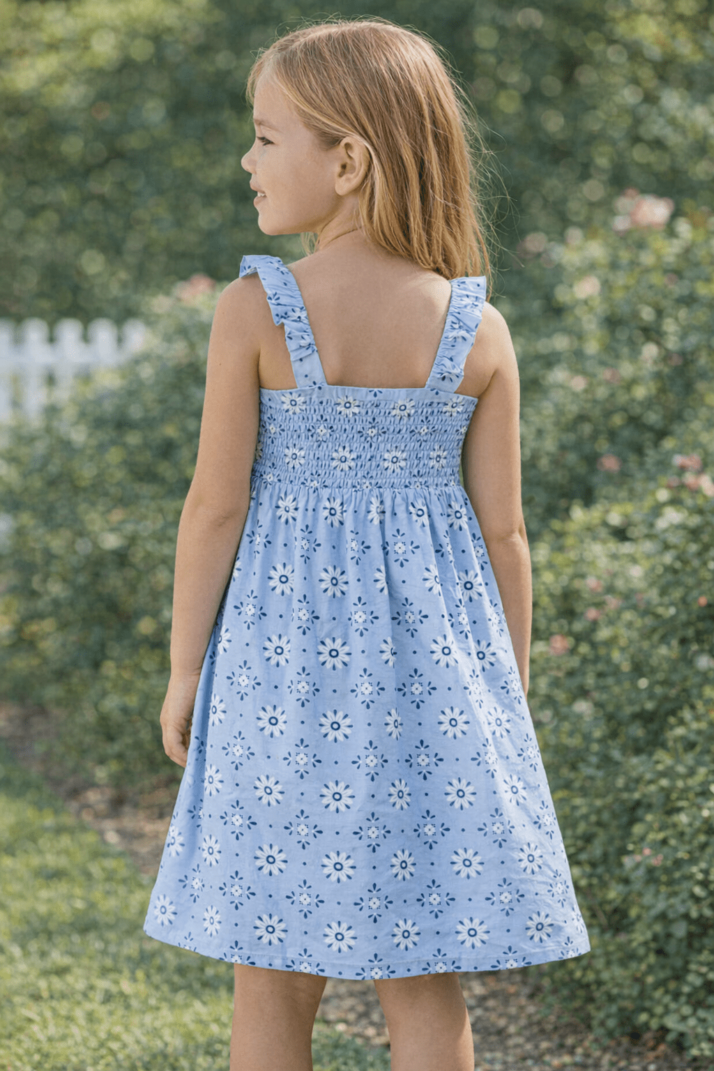 Vestido Flores y Nido de Abeja Zippy - Imagen 2