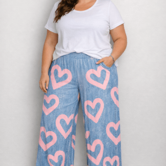 Pantalón Estampado Talla Grande