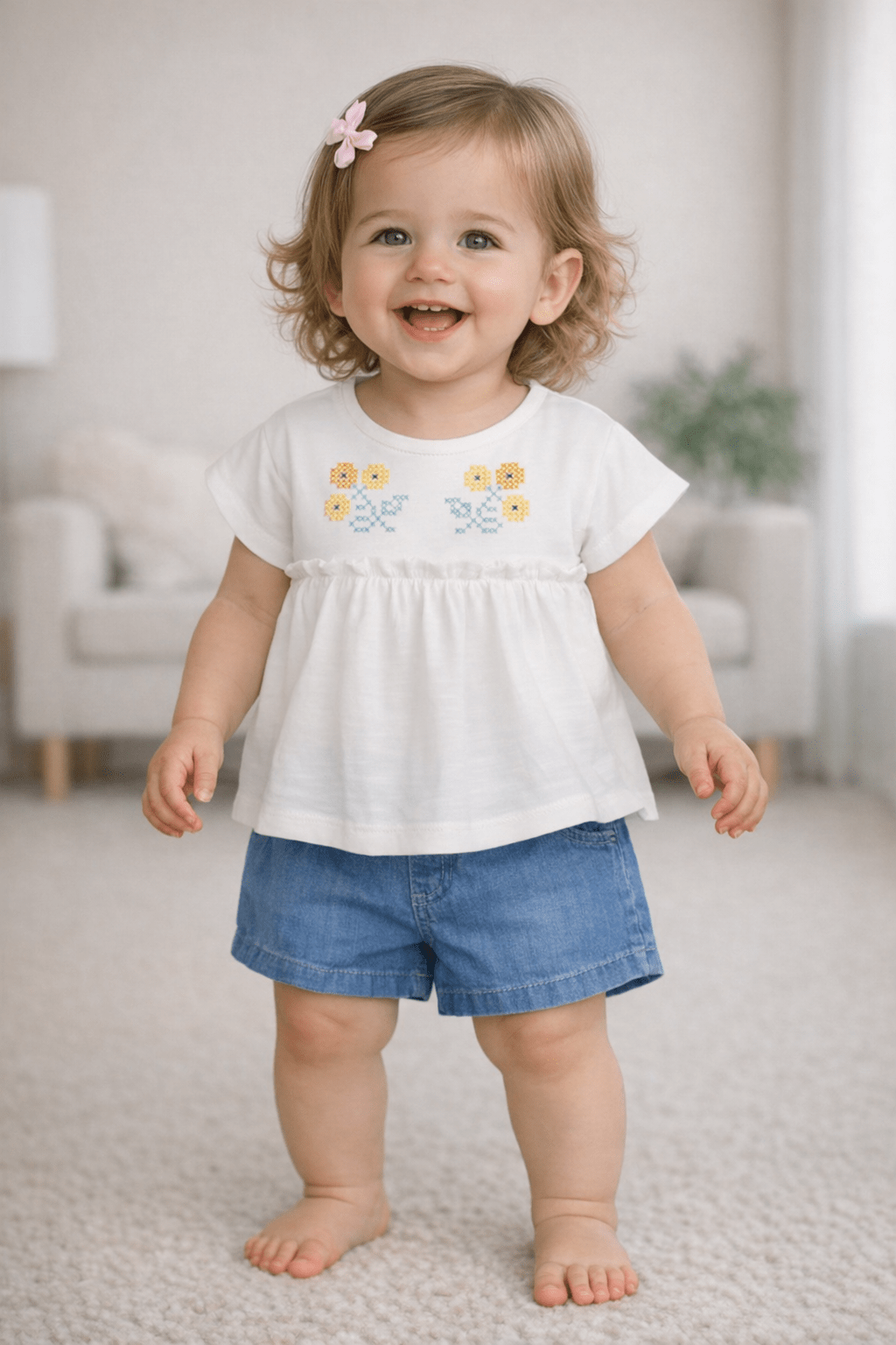 Conjunto Flores Bebé Zippy