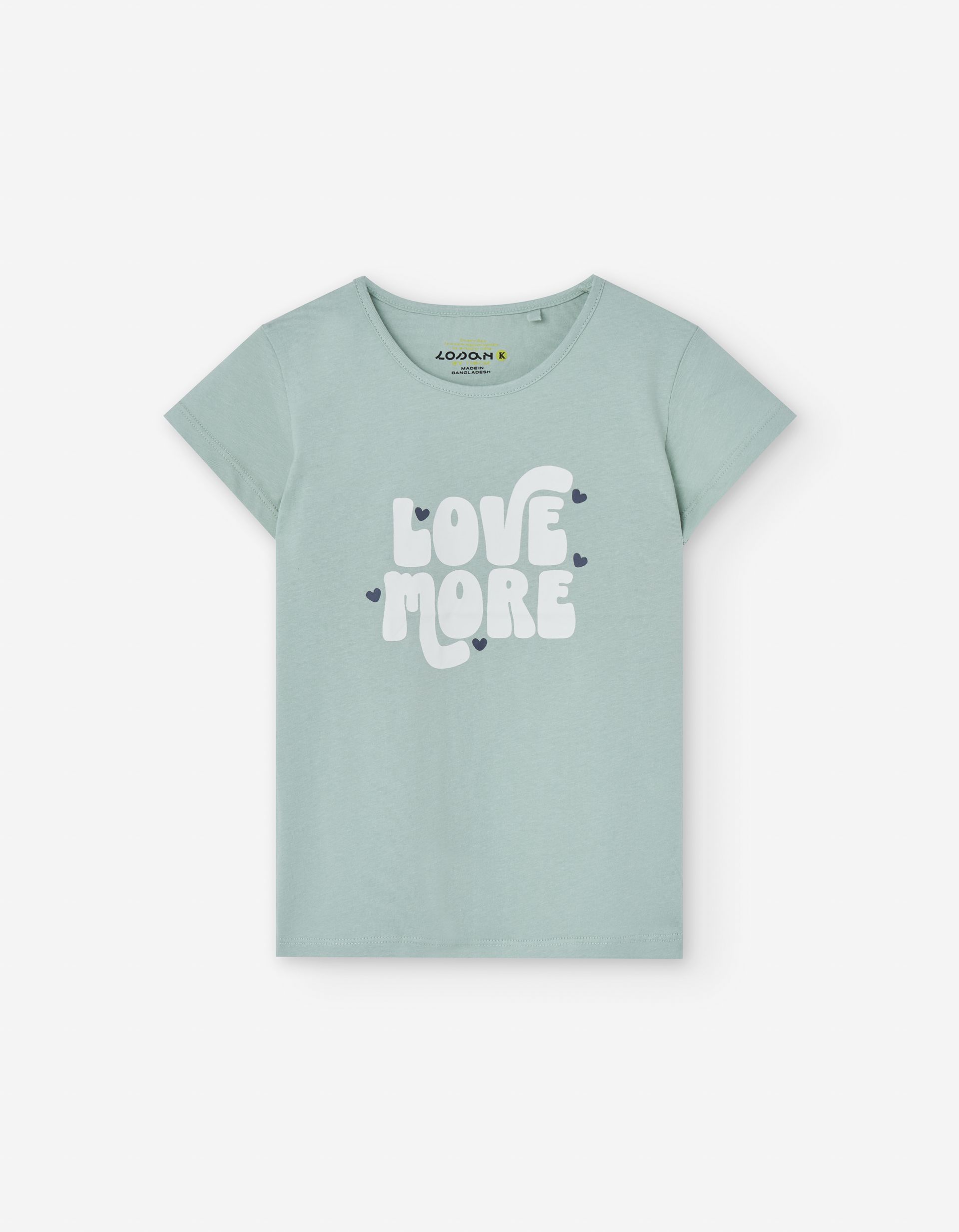 Camiseta verde “LOVE MORE” Losan