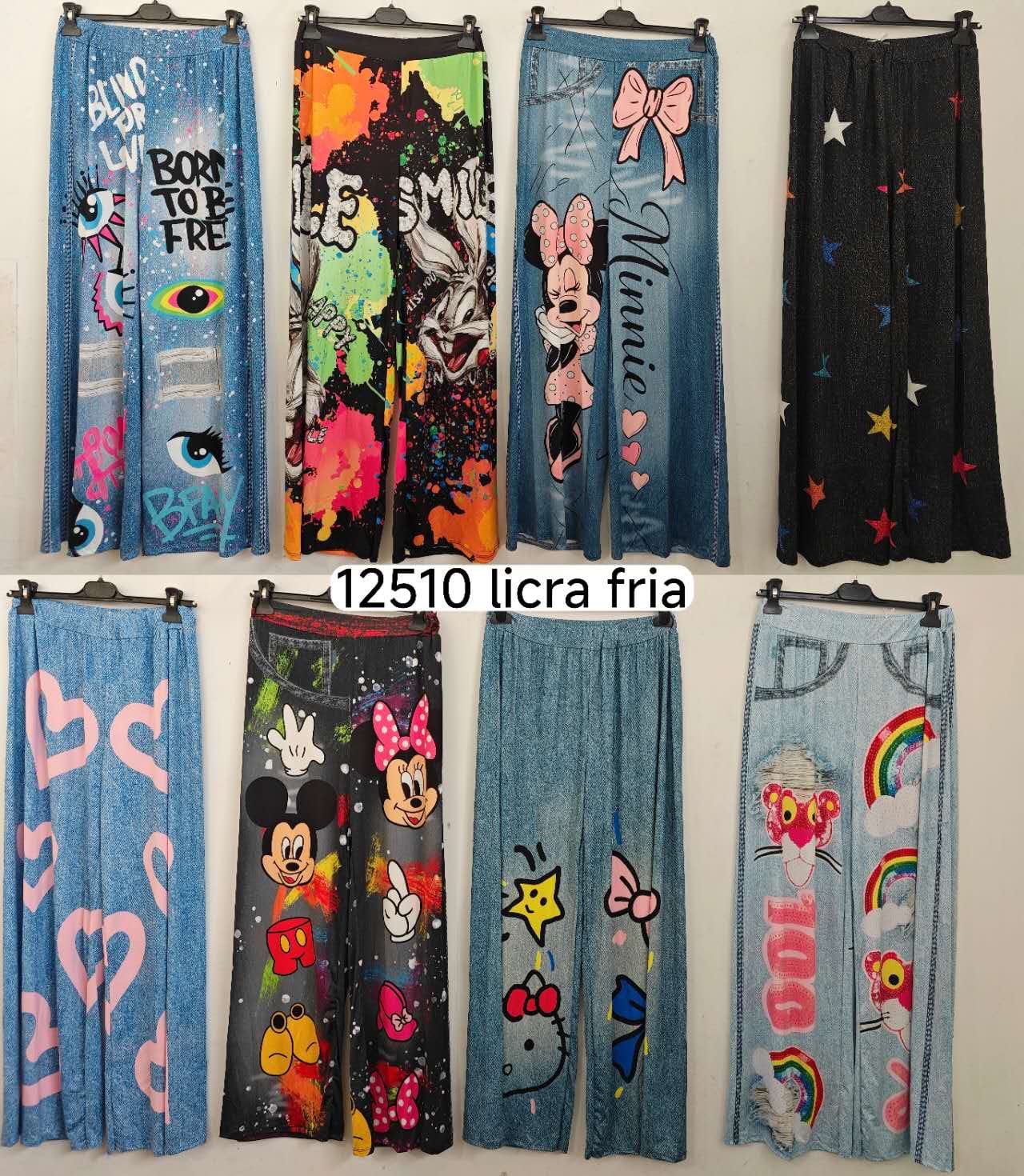 Pantalón Estampado Talla Grande - Imagen 3