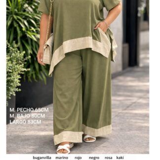 Conjunto Dos Piezas Vestir Talla Grande