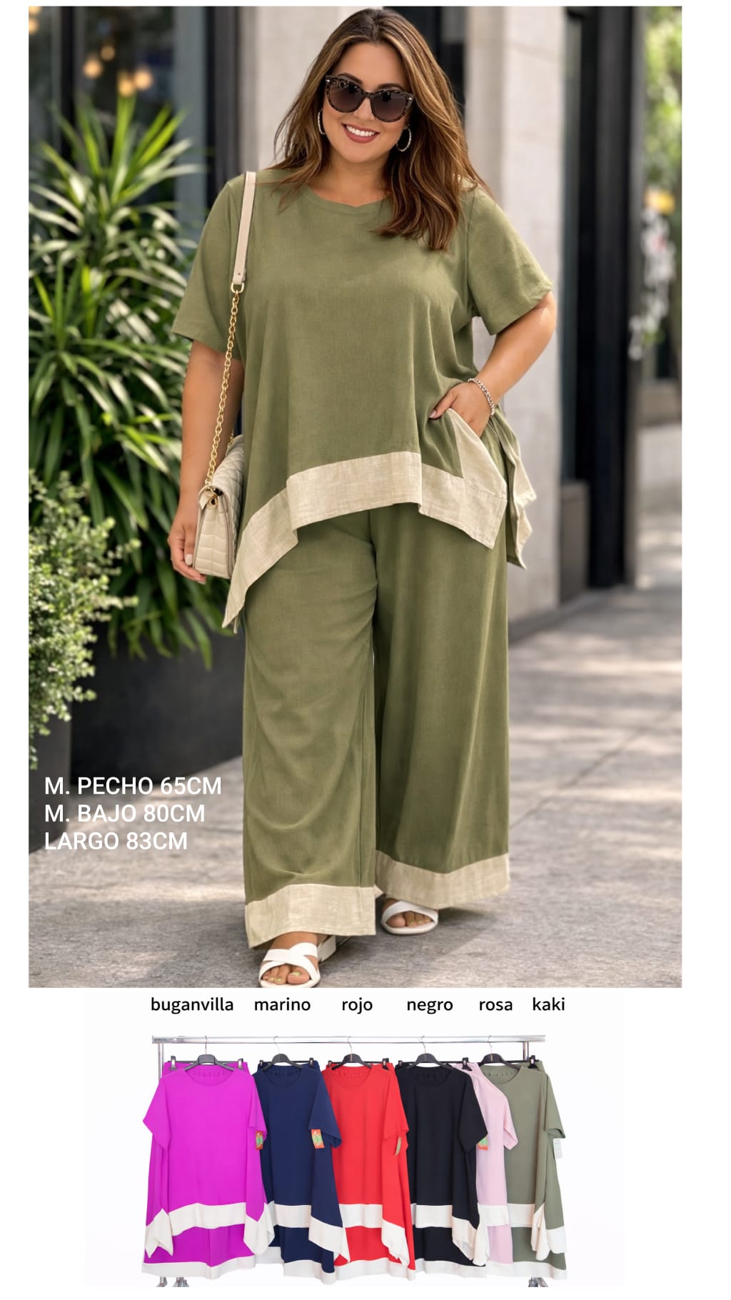 Conjunto Dos Piezas Vestir Talla Grande