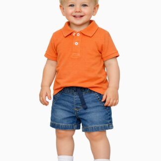 Polo Básico Naranja Niño Zippy